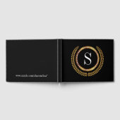 Sophisticated Monogram gastenboek (Volledig)