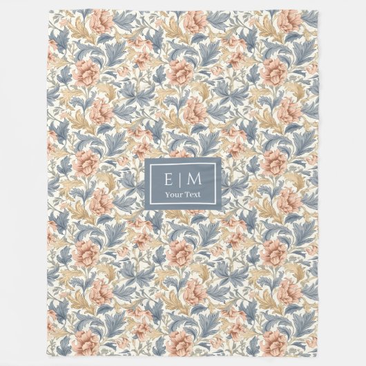 Sophisticated Morris stijl pimpernel patroon cadea Fleece Deken (Voorkant)