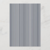 Sophisticated Navy Stripes Informatiekaartje (Achterkant)