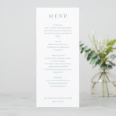 Sophisticated Off-White Menu Template (Staand voorkant)