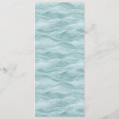 Sophisticated Off-White Menukaartsjabloon Menu (Achterkant)