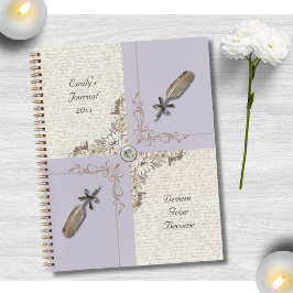 Sophisticated Pale Lavender Personal Journal Notitieboek
