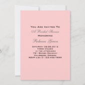 Sophisticated Paris floral Lace  theefeest Kaart (Achterkant)