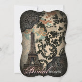 Sophisticated Paris Lace  vrijgezellenfeest Kaart (Voorkant)