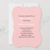 Sophisticated Paris Lace  vrijgezellenfeest Kaart (Achterkant)