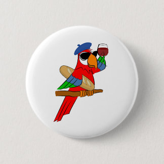 SoPHisticated Parrot-Button Ronde Button 5,7 Cm