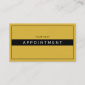 Sophisticated Professional Elegant Afsprakenkaartje (Voorkant)