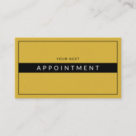 Sophisticated Professional Elegant Afsprakenkaartje