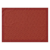 Sophisticated Red Damask Holiday Dining Tafelkleed (Voorkant (Horizontaal))