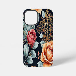 Sophisticated Roos Floral iPhone 12 Mini Hoesje Ar