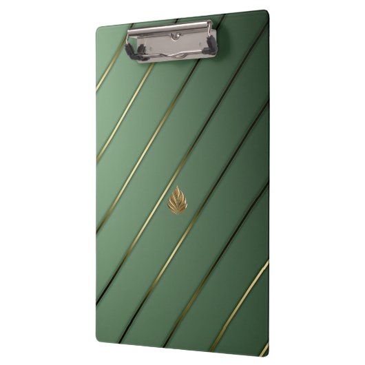 Sophisticated Sage Green & Gold Klembord (Links)