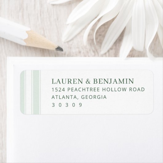 Sophisticated Sage Minimalist Etiket (Insitu)