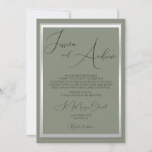 Sophisticated Sage & Zilveren bruiloft