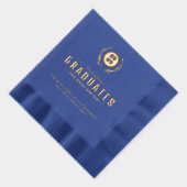 Sophisticated School Spirit Afstuderen Folie Servetten (Rechts)