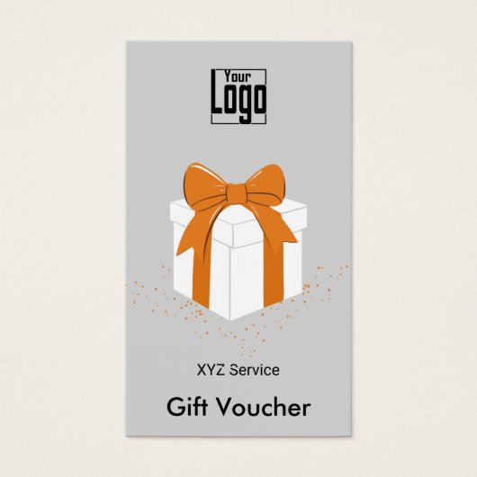 Sophisticated Service Zakelijke Cadeaubon Kaart (Voorkant)