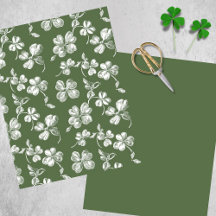Sophisticated Shamrocks Scrapbook Papier