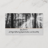 Sophisticated Social Natuur Afbeelding Landschap Visitekaartje (Achterkant)