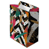 Sophisticated Souful Holiday Elegance Medium Cadeauzakje (Achterkant Gekanteld)