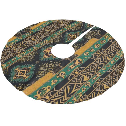 Sophisticated Souful Holiday Elegant Kerstboom Rok (Gekanteld)