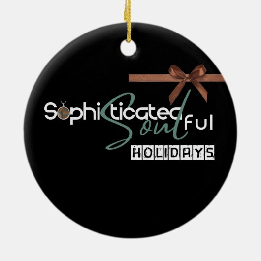 Sophisticated Soul    Keramisch Ornament (Achterkant)