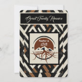 Sophisticated Soulful Family Reunion Kaart (Voorkant)