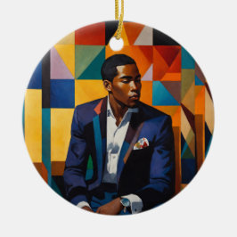 Sophisticated Soulful Holidays    Keramisch Ornament