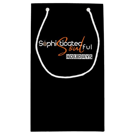 Sophisticated Soulful Holidays Klein Cadeauzakje (Achterkant)