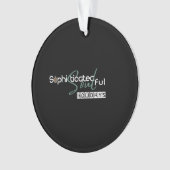 Sophisticated Soulful Holidays Ornament (voorkant)