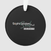 Sophisticated Soulful Holidays Ornament (voorkant)