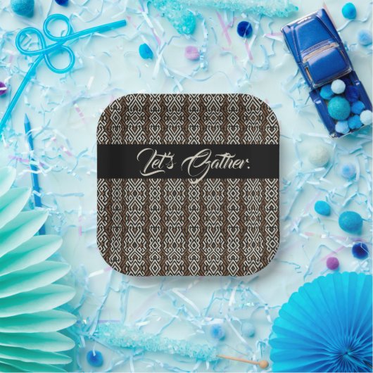 Sophisticated Soulful   Papieren Bordje (Feest)