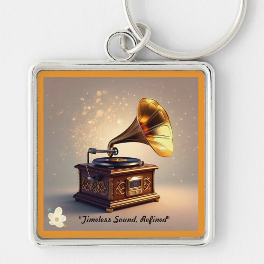 "Sophisticated Soundwave" Sleutelhanger (Voorkant)