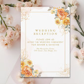 Sophisticated spring wedding with orange blossoms informatiekaartje
