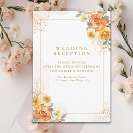 Sophisticated spring wedding with orange blossoms informatiekaartje