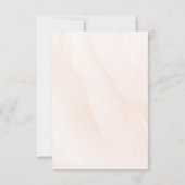 Sophisticated spring wedding with orange blossoms save the date (Achterkant)