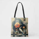 Sophisticated, stijlvol, gewoon Deco Tote Bag (Voorkant)