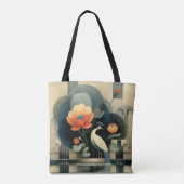 Sophisticated, stijlvol, gewoon Deco Tote Bag (Achterkant)