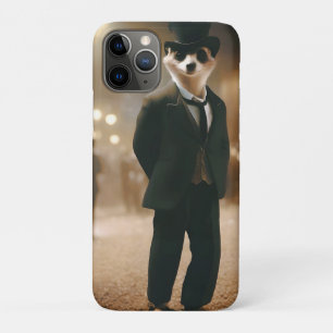 Sophisticated Suricates: het Zwarte Stropdas-evene Case-Mate iPhone Case