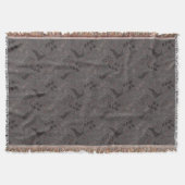 Sophisticated Taupe Scandi-Modern Winter Botanical Deken (Voorkant)