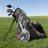 Sophisticated, uitgesproken mannelijk golfhanddoek (Groen)