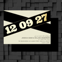 Sophisticated Vetgedrukte Typografie Zwart Goud