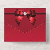 Sophisticated vrouwelijke QR-code 30e verjaardag All In One Uitnodiging (Achterkant)