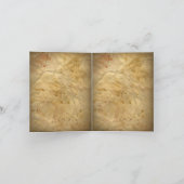 Sophisticated  westerne land dank u bedankkaart (Binnen)