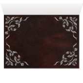 Sophisticated Westerne Trouwtafel Nummers Kaart (Binnen Horizontaal (Onder))