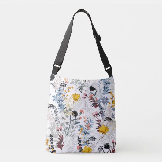 Sophisticated Wildflower Meadow Tote Bag (Voorkant)