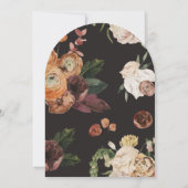 Sophisticatie Invitatie voor Bruiloftsfeest met Bl Kaart (Achterkant)