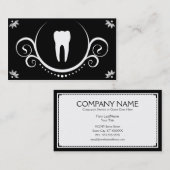 sophisticaties van de tanden visitekaartje (Voorkant / Achterkant)