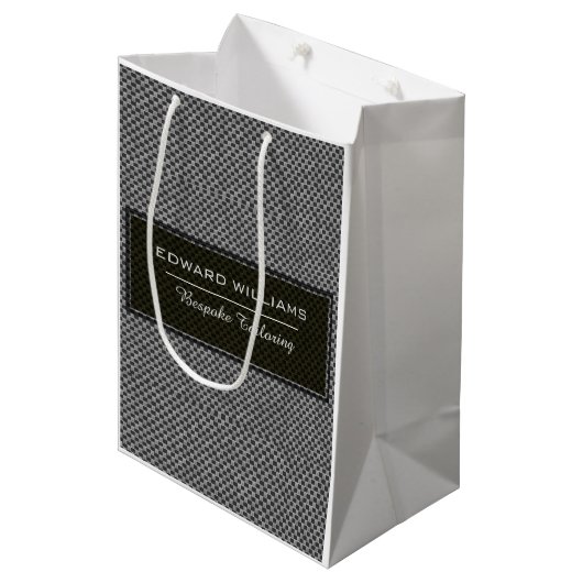 Sophistication Professional Mannen Mode Bespoke Medium Cadeauzakje (Voorkant Gekanteld)