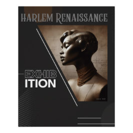 Sophistische tentoonstelling uit de Harlem Renaiss Perfect Poster