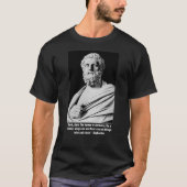 Sophocles citaat over duisternis t-shirt (Voorkant)