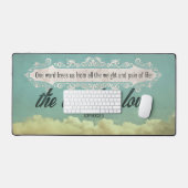 Sophocles Inspirerend Quote "Liefde" Bureaumat (Keyboard & Muis)